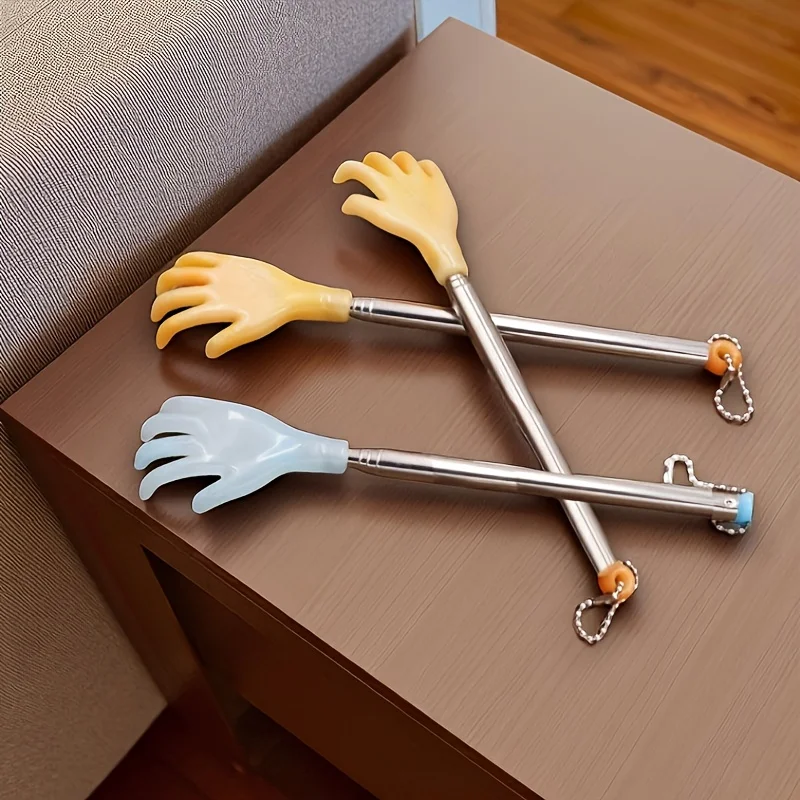 Home Essentials Bathroom Accessories - ที่ขูดหลังแบบพกพา 1 ชิ้น สำหรับผู้หญิง ผู้ชาย ใช้แก้คัน