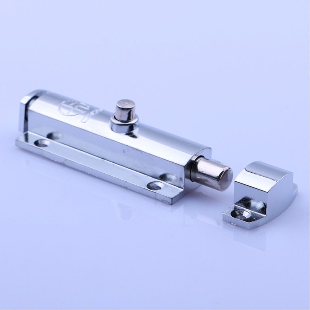 Home Bathroom Lock - สลักล็อคประตูสปริงแบบเลื่อนสำหรับห้องน้ำ ล็อคประตูบ้านเพื่อความปลอดภัย