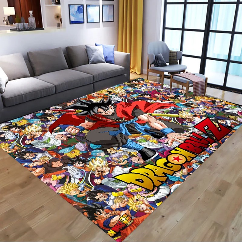 Non Slip Bath Mat - ดราก้อนบอล พรมกันลื่น พรมห้องน้ำ ผ้าสักหลาด อะนิเมะ เวเจต้า