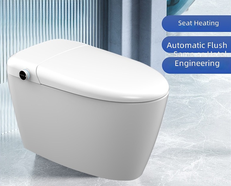 Home In Bathroom - ที่นั่งชักโครกอัจฉริยะพร้อมระบบทำความร้อน, ระบบชำระล้างอัตโนมัติ, ระบบชำระล้างเมื่อไฟฟ้าดับ, เหมาะสำหรับใช้ในบ้าน โรงแรม อพาร์ตเมนต์,
