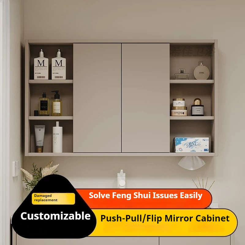 Bathroom Mirror Led - กระจกห้องน้ำแบบมีไฟ LED ด้านหลัง ป้องกันฝ้า พร้อมเซ็นเซอร์สัมผัส ปรับความสว่างได้