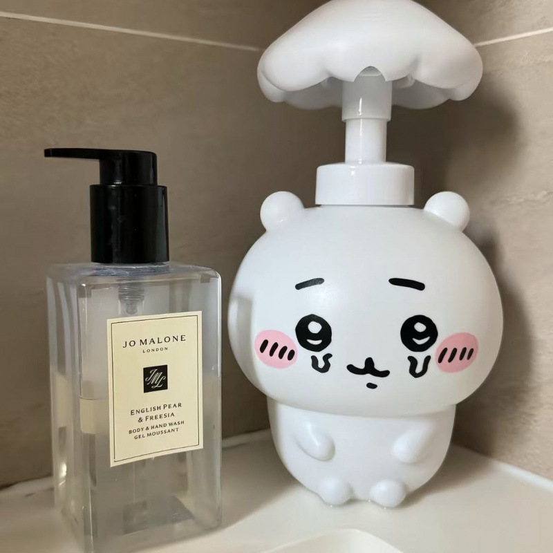 Home Goods Bathroom - ขวดเจลแอลกอฮอล์รูปเห็ดน่ารัก ชิคคาวะ ของตกแต่งห้องน้ำ สไตล์เกาหลี การ์ตูนอนิเมะ ของขวัญเพื่อน