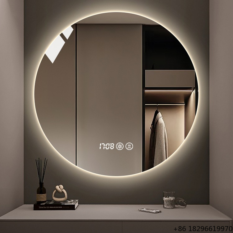 Bathroom Mirror Led - กระจกห้องน้ำ LED หรูหรา พร้อมสวิตช์สัมผัส ป้องกันฝ้า ปรับความสว่างได้