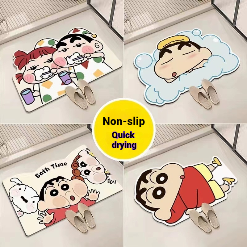 Home Goods Bathroom Mats - ห้องอาบน้ําดูดซับน้ําแห้งเร็วแฟชั่นบ้านของขวัญประณีตการ์ตูนอะนิเมะนุ่มและสบายอะนิเมะ Periphe