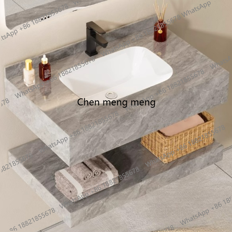 Home Bathroom Vanity Combo - ตู้เก็บของในห้องนอน ตู้เก็บของในห้องน้ำ อ่างล้างหน้า ตู้เก็บเครื่องสำอาง สีขาว ตู้เก็บน้ำหอม