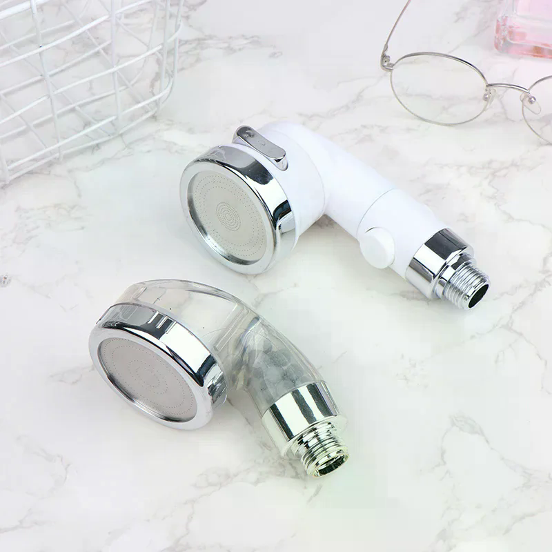 Jet Home Bathroom Accessories - หัวฝักบัวแบบสามโหมด; ก๊อกน้ำสำหรับเตียงสระผมพร้อมระบบหยุดน้ำ; อุปกรณ์เสริมในห้องน้ำสำหรับร้านตัดผมและร้านเสริมสวยแบบแรงดันสูง