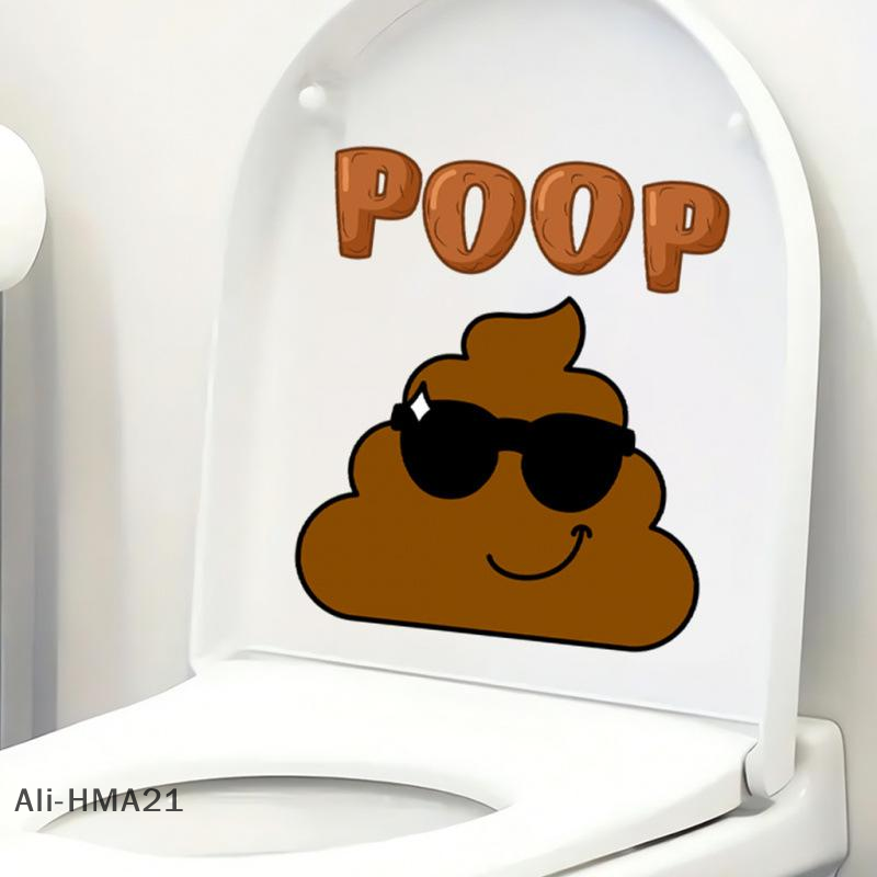 【H】เซ่อตลกสร้างสรรค์ Wc สติกเก - Jet Home Bathroom Accessories บทวิจารณ์และราคา