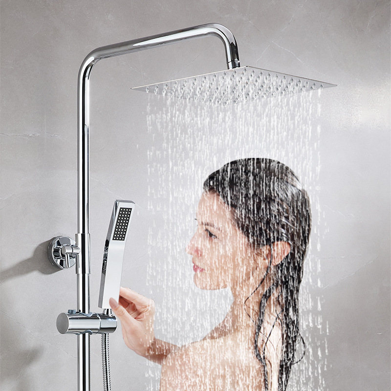 ชุดฝักบัวสแตนเลสชุบไฟฟ้าพร้อมร - Home Bathroom Lock บทวิจารณ์และราคา