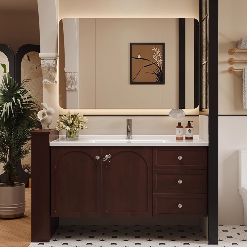 ตู้เก็บของในห้องน้ำแบบติดผนัง  - Home Bathroom Vanity Combo บทวิจารณ์และราคา