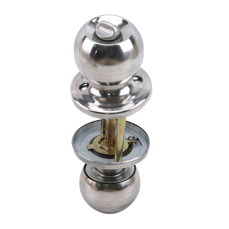 ลูกบิดประตูทรงกลมแบบมีกุญแจสำห - Home Bathroom Lock บทวิจารณ์และราคา