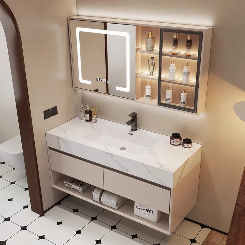 อ่างล้างหน้าห้องน้ำทันสมัยพร้อ - Home Bathroom Vanity Combo บทวิจารณ์และราคา