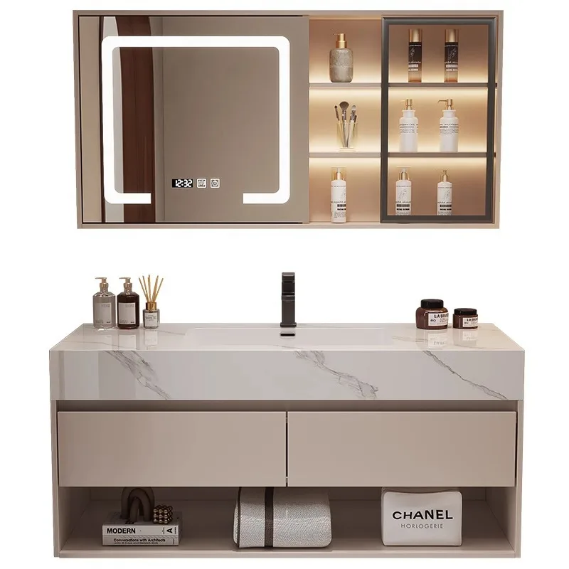 อ่างล้างหน้าห้องน้ำทันสมัยพร้อ - Home Bathroom Vanity Combo บทวิจารณ์และราคา