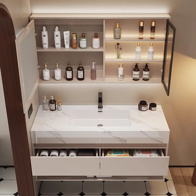 อ่างล้างหน้าห้องน้ำทันสมัยพร้อ - Home Bathroom Vanity Combo บทวิจารณ์และราคา