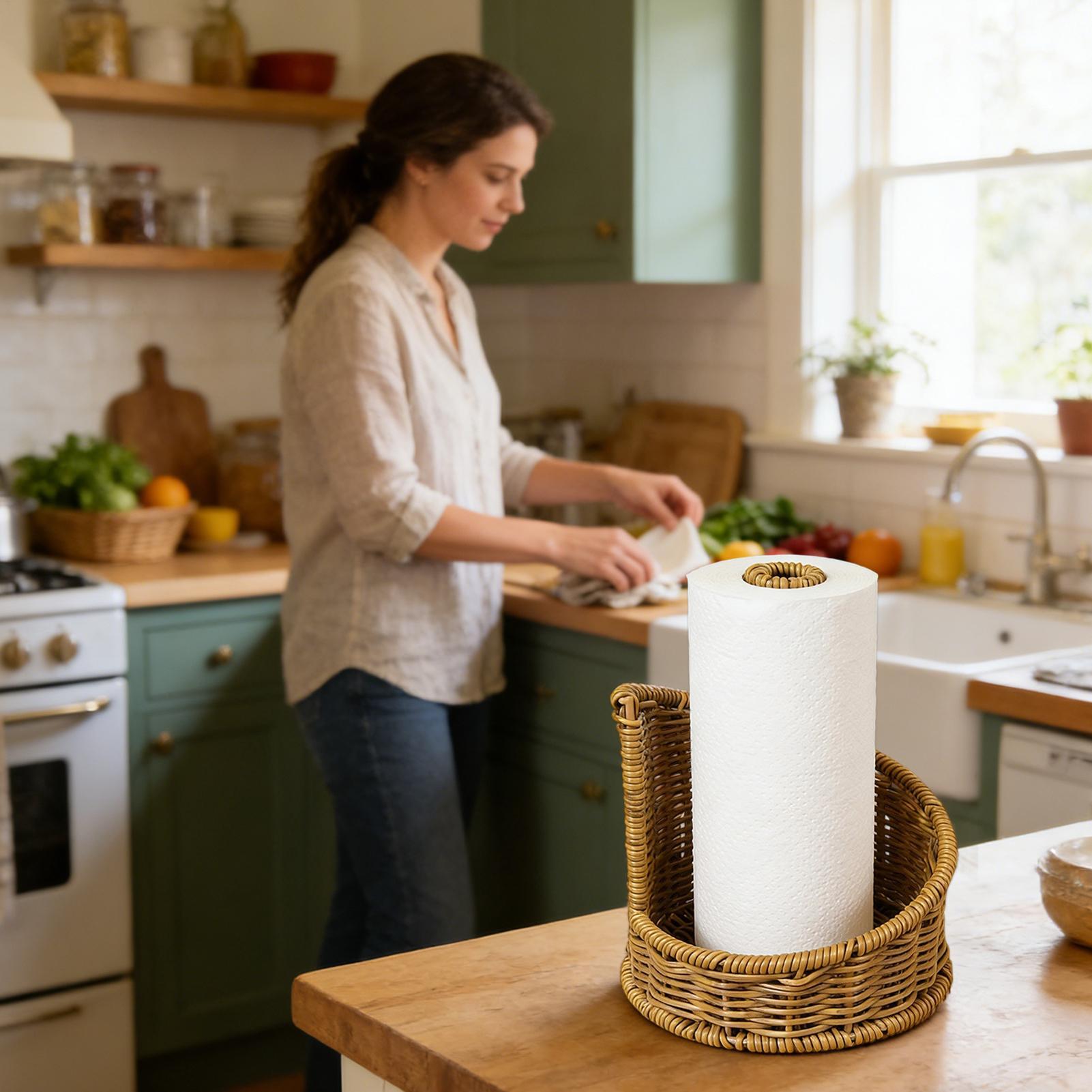 ที่ใส่กระดาษชำระสไตล์บ้านไร่ ท - Home Bathroom Paper Towel Dispenser บทวิจารณ์และราคา