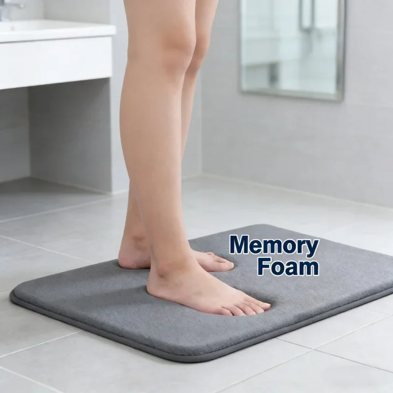 แผ่นรองพื้นอาบน้ำเมมโมรี่โฟม ก - Non Slip Bath Mat บทวิจารณ์และราคา
