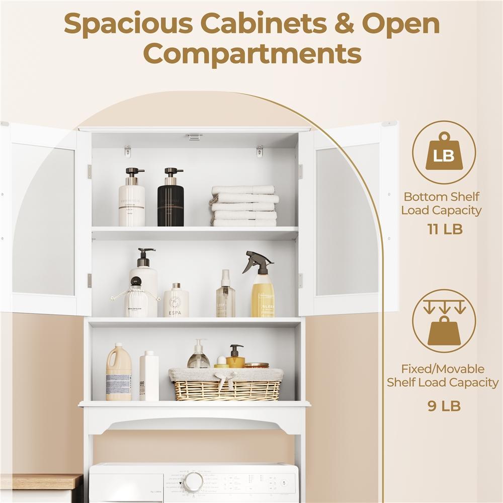 ตู้เก็บของเหนือโถสุขภัณฑ์แบบทั - Home Essentials Bathroom Cabinet บทวิจารณ์และราคา