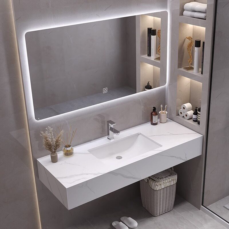 ตู้เก็บของในห้องน้ำแบบโมเดิร์น - Home Bathroom Vanity Combo บทวิจารณ์และราคา