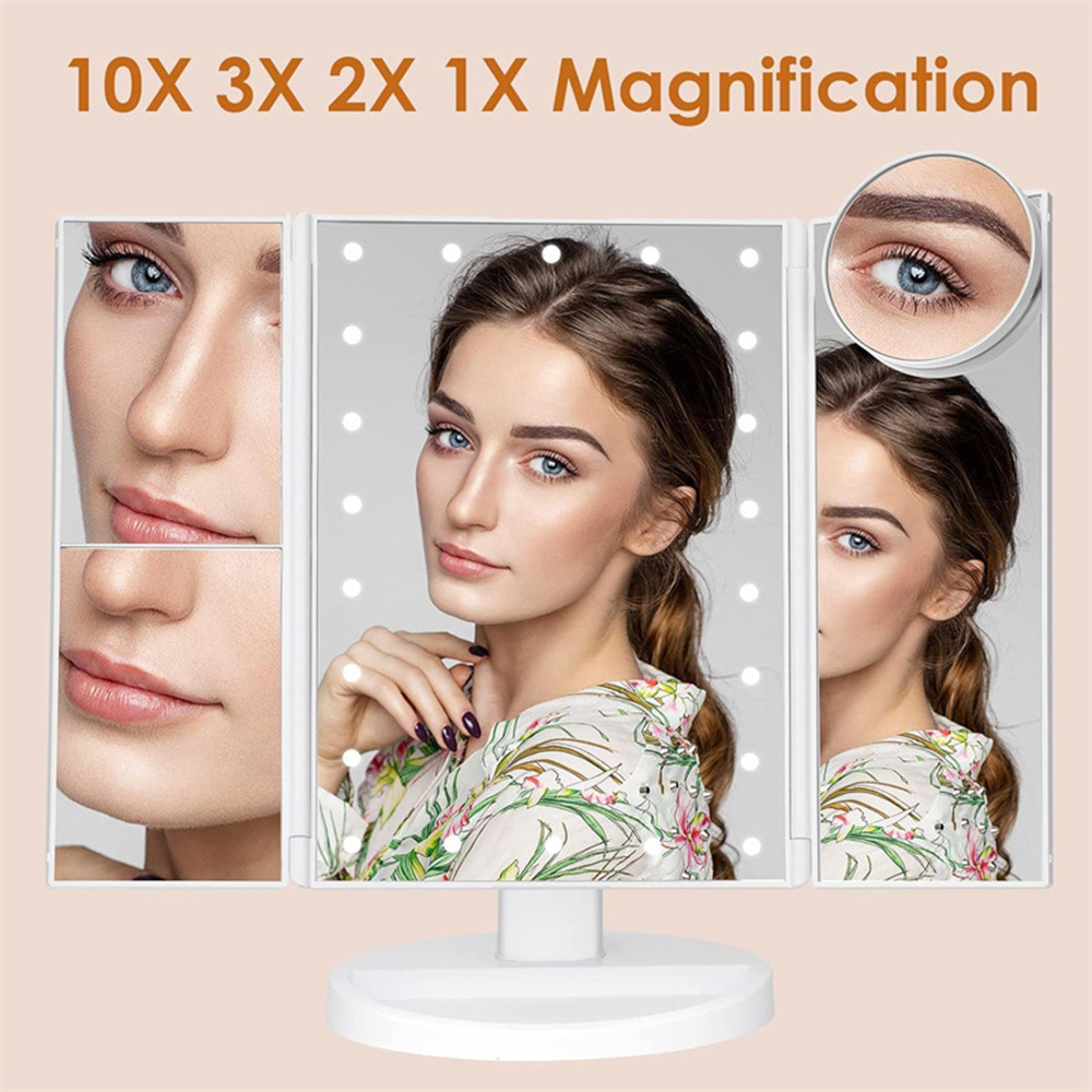 กระจกแต่งหน้าแบบพับได้ในห้องน้ - Bathroom Mirror Led บทวิจารณ์และราคา