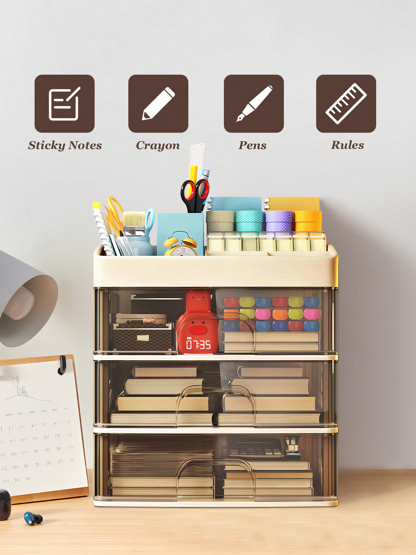ที่จัดระเบียบเครื่องสำอาง, ลิ้ - Home Essentials Bathroom Cabinet บทวิจารณ์และราคา