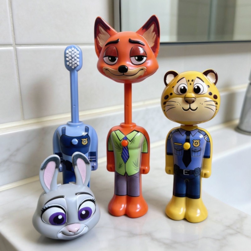 แปรงสีฟันเด็กการ์ตูน Zootopia  - Home Goods Bathroom บทวิจารณ์และราคา