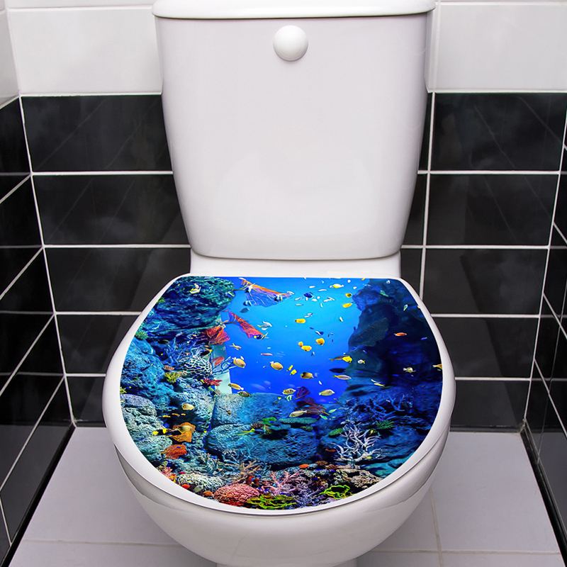 สติกเกอร์ติดผนังฝาชักโครกแบบ3ม - Jet Home Bathroom Accessories บทวิจารณ์และราคา