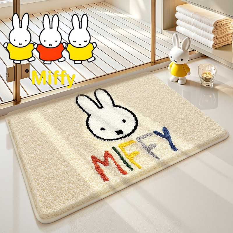 แผ่นรองพื้นลายการ์ตูนมิฟฟี่ น่ - Home Goods Bathroom Mats บทวิจารณ์และราคา