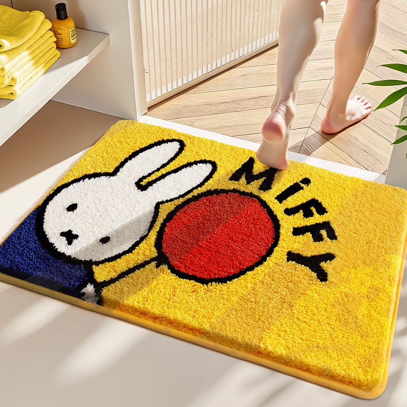 แผ่นรองพื้นลายการ์ตูนมิฟฟี่ น่ - Home Goods Bathroom Mats บทวิจารณ์และราคา