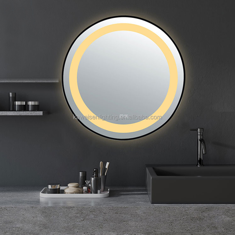 โคมไฟ LED ทรงกลมสีเงินสำหรับห้ - Bathroom Mirror Led บทวิจารณ์และราคา