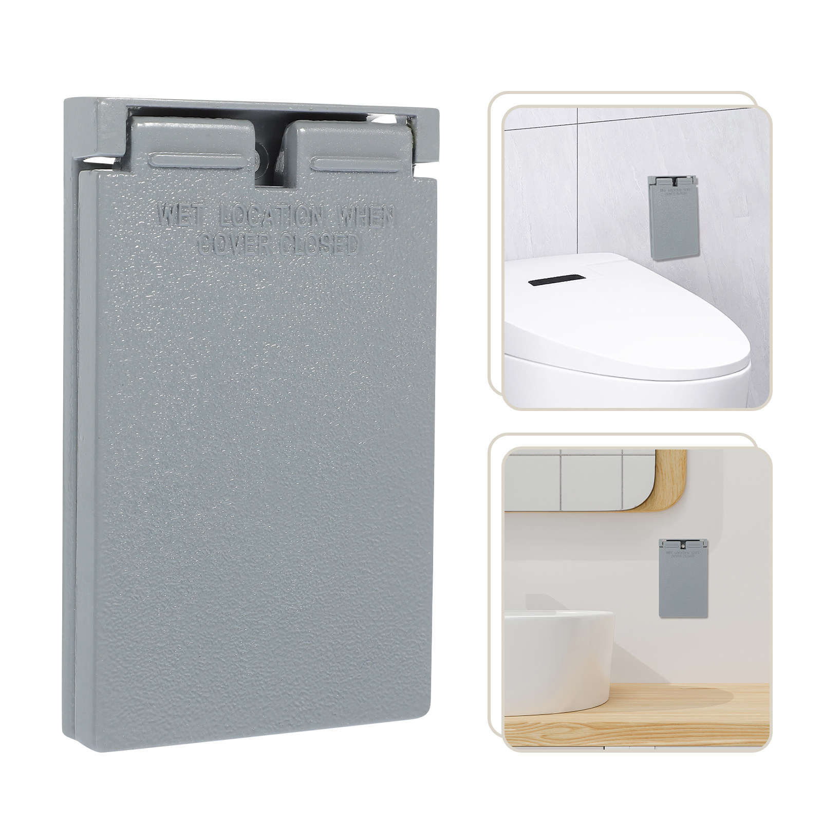 ฝาครอบเต้ารับในห้องน้ำอะลูมิเน - Home Outlet Bathroom บทวิจารณ์และราคา