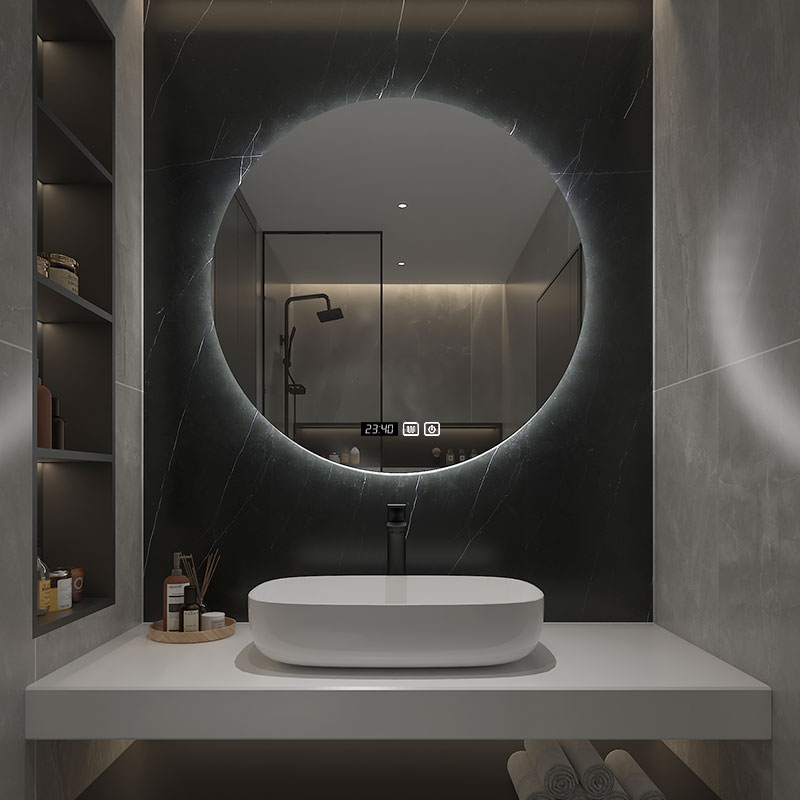 กระจกห้องน้ำ เส้นผ่านศูนย์กลาง - Bathroom Mirror Led บทวิจารณ์และราคา