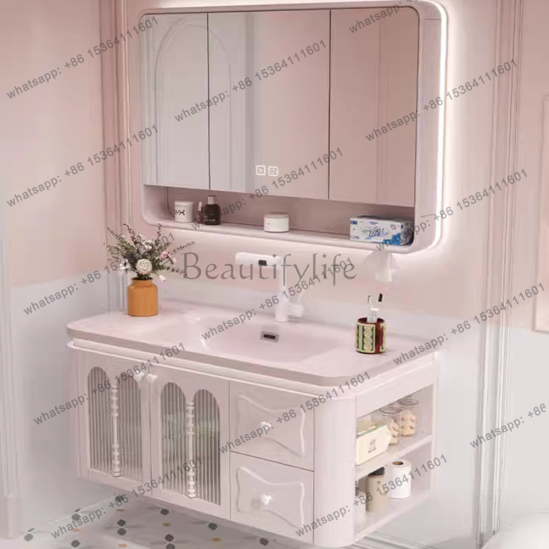 ตู้ลิ้นชักไม้ YJ สำหรับห้องน้ำ - Home Bathroom Vanity Combo บทวิจารณ์และราคา