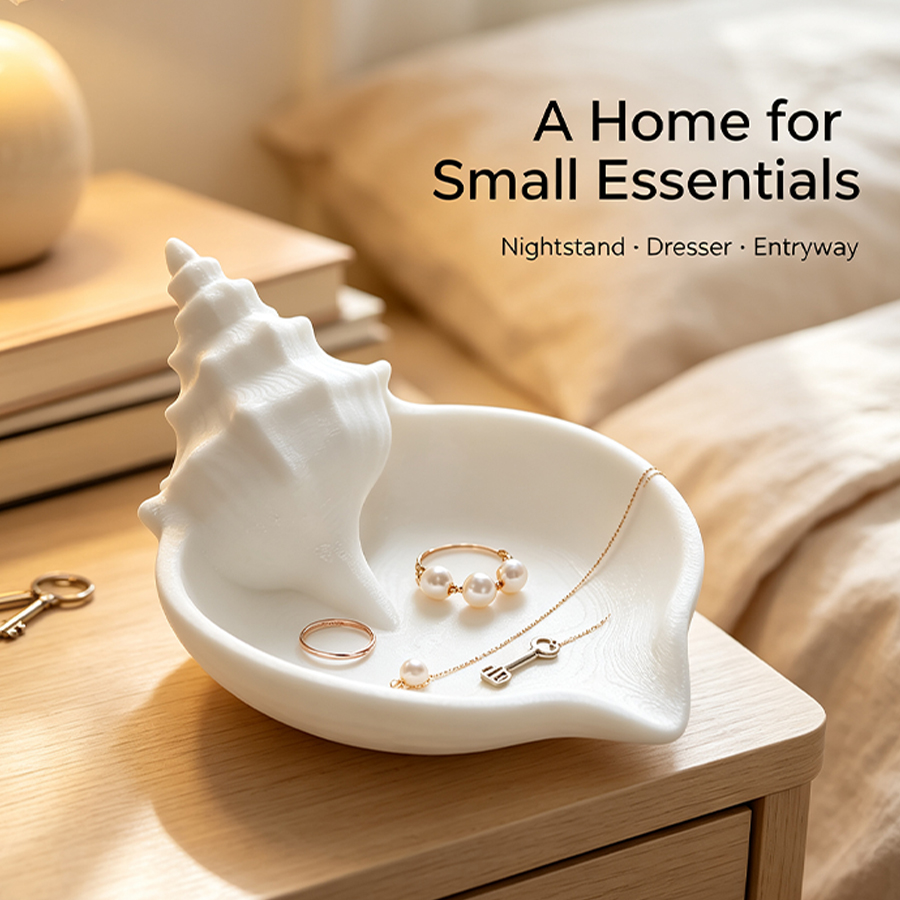 ถาดใส่เครื่องประดับทรงเปลือกหอ - Home Essentials Bathroom Accessories บทวิจารณ์และราคา