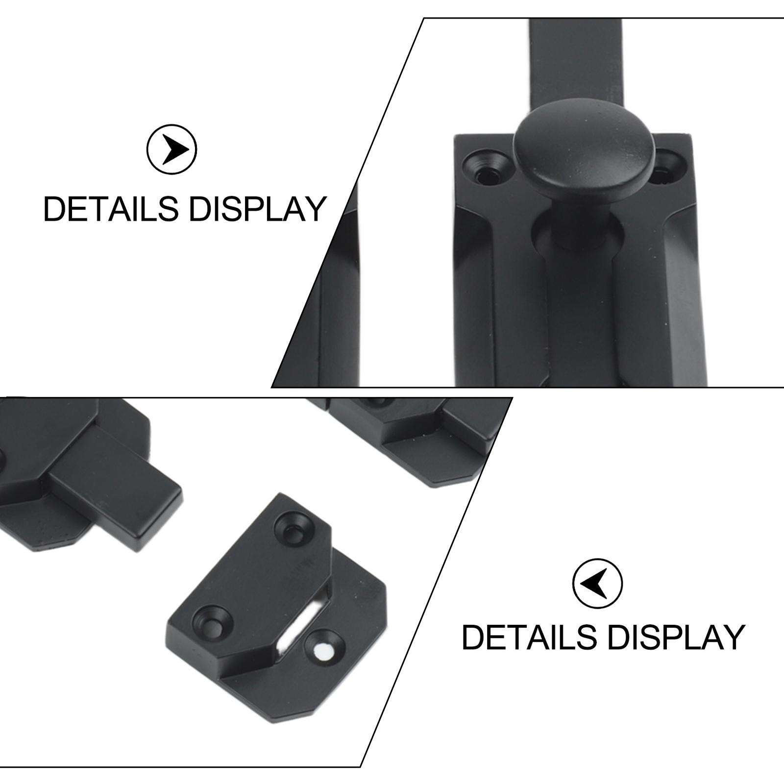 2 ชิ้น ตัวล็อคแบบเลื่อนสำหรับต - Home Bathroom Lock บทวิจารณ์และราคา