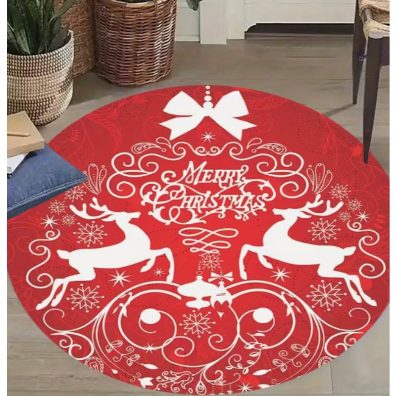 พรมธีมคริสต์มาส ลายซานตาคลอสแล - Home Goods Bathroom Mats บทวิจารณ์และราคา