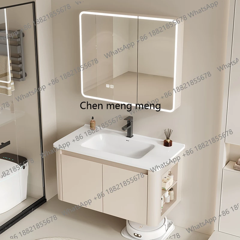 ตู้เก็บของในห้องน้ำพร้อมไฟ LED - Home Bathroom Vanity Combo บทวิจารณ์และราคา