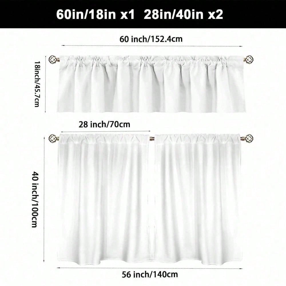ชุดม่านครัวฮาโลวีน 1 ชิ้น / 2  - Home Essentials Bathroom Accessories บทวิจารณ์และราคา