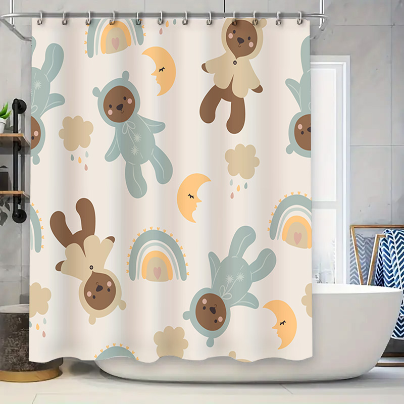 ชุดผ้าม่านอาบน้ําพิมพ์ลายสัตว์ - Adorable Home Bathroom Ideas บทวิจารณ์และราคา