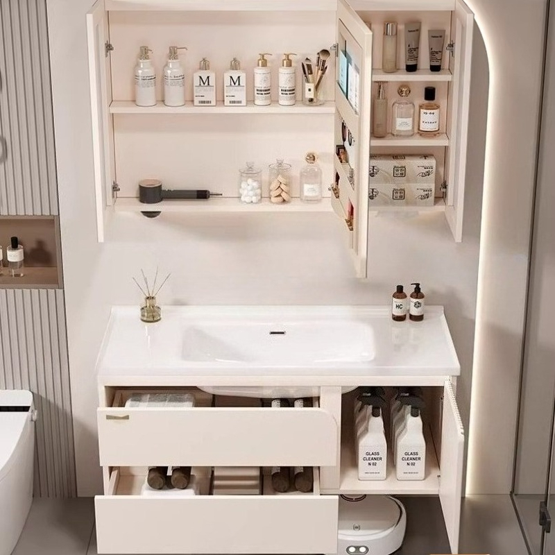 # ตู้ห้องน้ำเซรามิกแบบรวมอ่างล - Home Bathroom Vanity Combo บทวิจารณ์และราคา