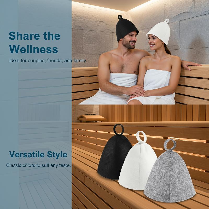 หมวกซาวน่าผ้าสักหลาดนุ่ม ทนควา - Jet Home Bathroom Accessories บทวิจารณ์และราคา