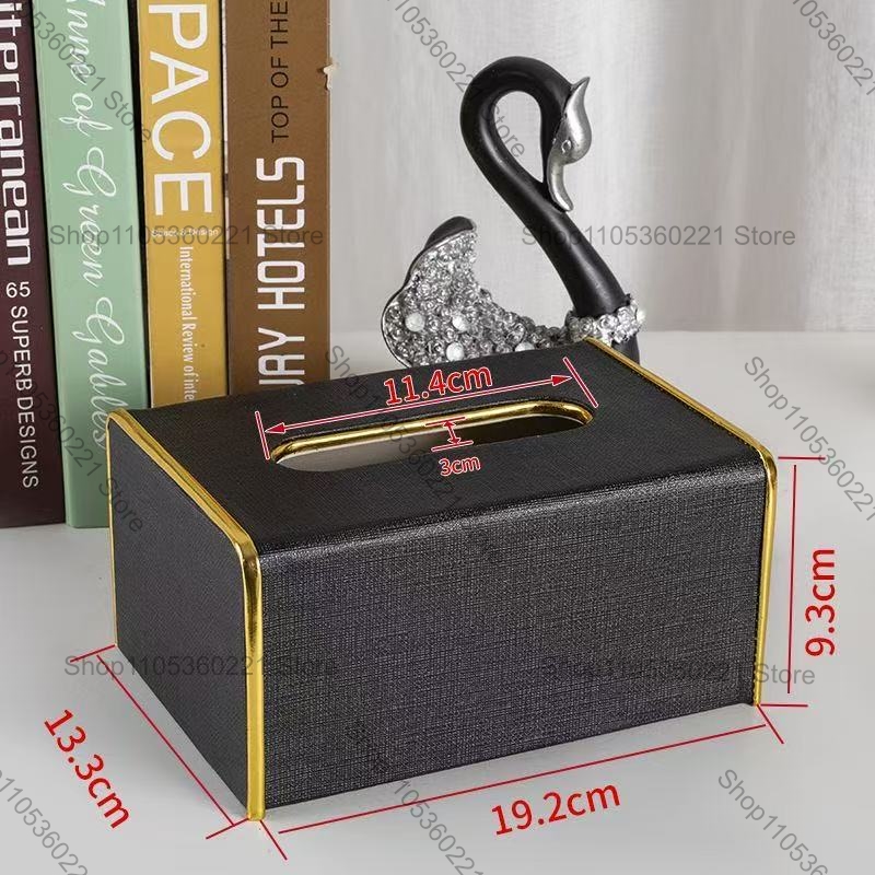 กล่องใส่กระดาษทิชชูหนัง PU ลาย - Home Bathroom Paper Towel Dispenser บทวิจารณ์และราคา