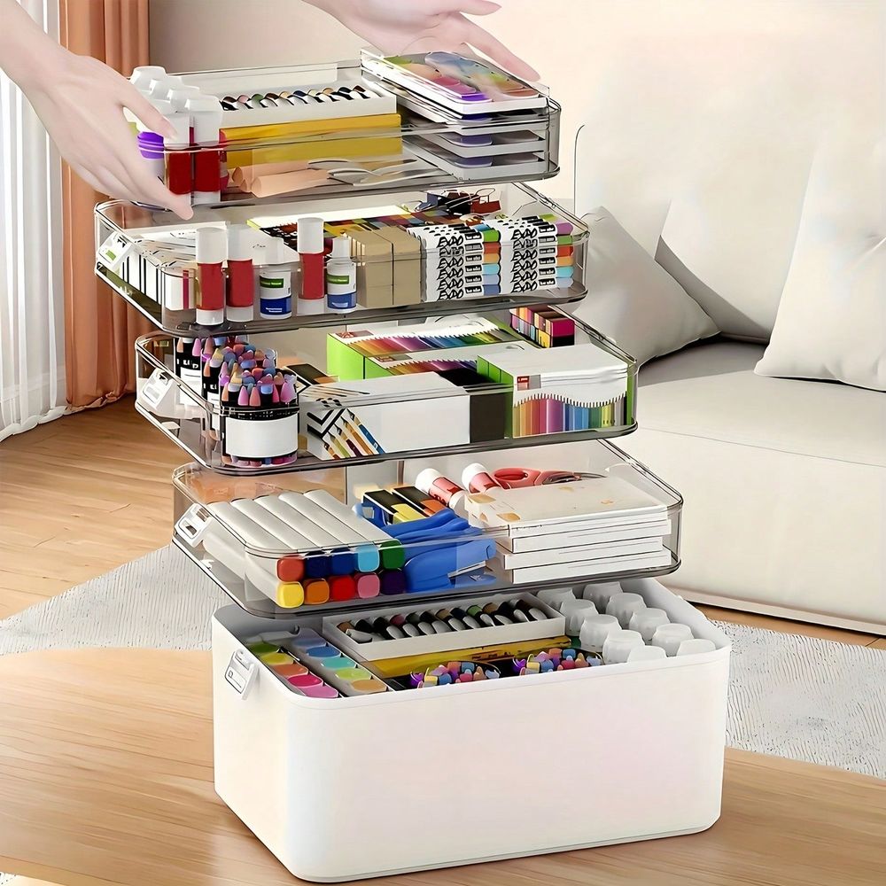 กล่องจัดเก็บยาแบบโปร่งใสหลายชั - Home In Bathroom บทวิจารณ์และราคา